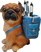 Photour Cute Dog Pen Holder for Desk ，Pen Pencil Cup Creative Desktop Pen by Photour