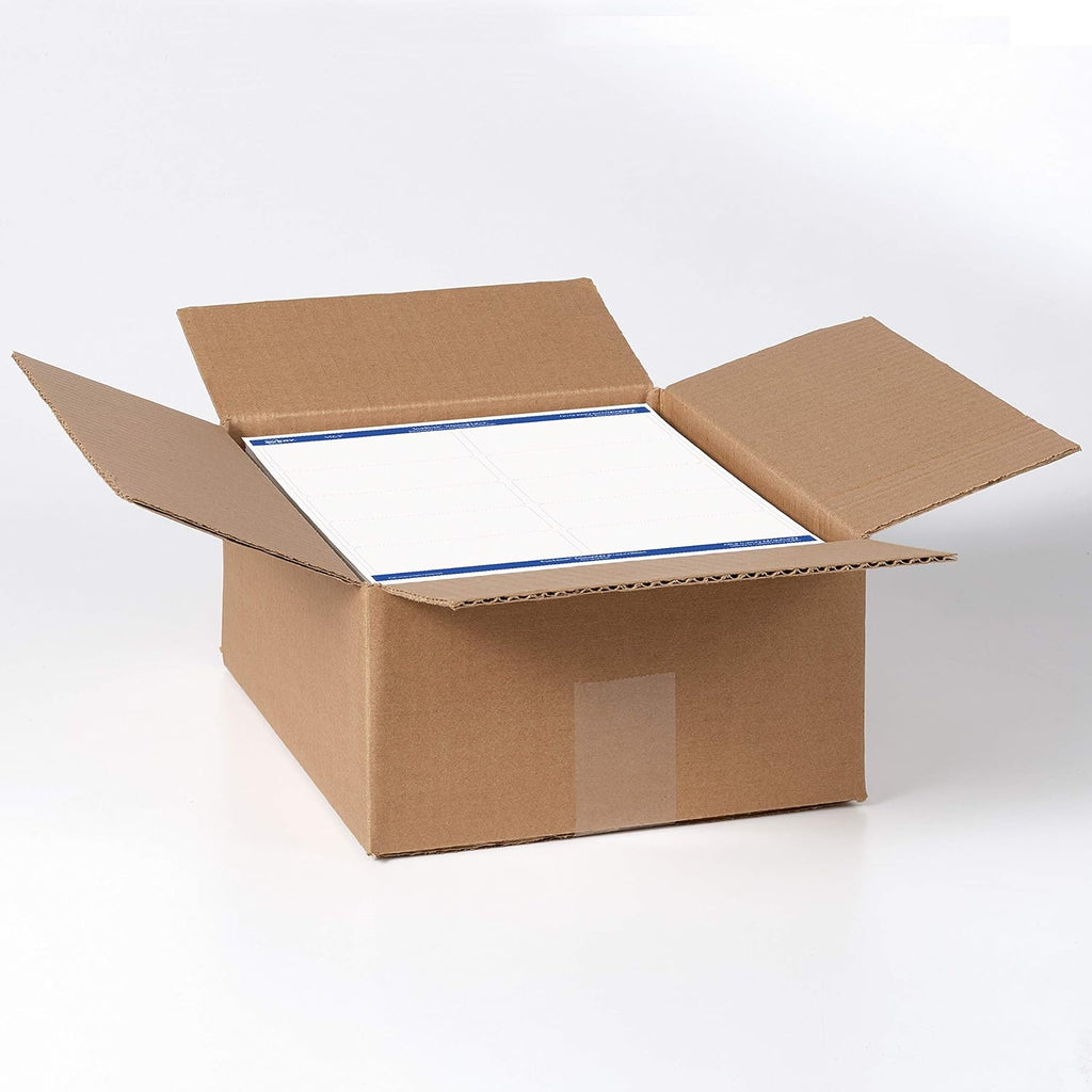 Avery Shipping Address Labels - Laser Printers, 5,000 & 3,000 Labels, 2x4 & 3-1/3x4 Sizes, Permanent Adhesive TrueBlock