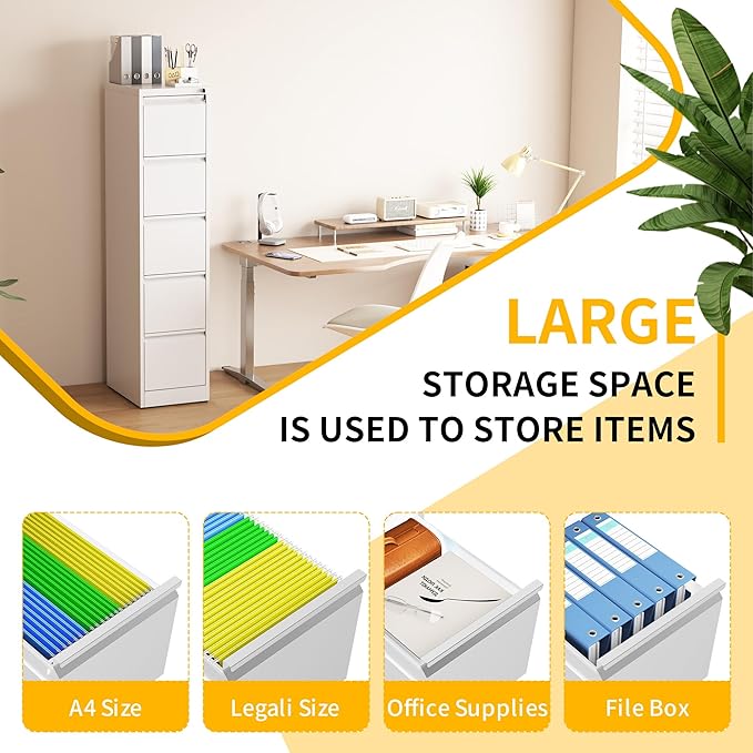 Reegangfa 5 Drawer File Cabinet - Image 4