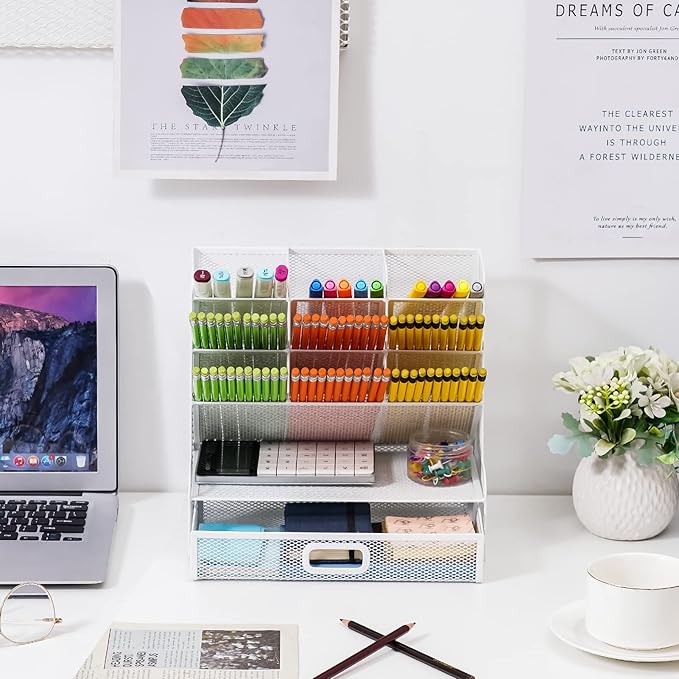 Marbrasse Mesh Desk Organizer - Image 6