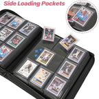 Sibonic 9 Pocket TopLoader Binder, Holds 360 3”x4” Toploader Hard Cases - Image 3