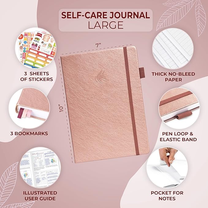 Clever Fox Self-Care Journal – Wellness & Daily Reflection Notebook – Mental - Image 5