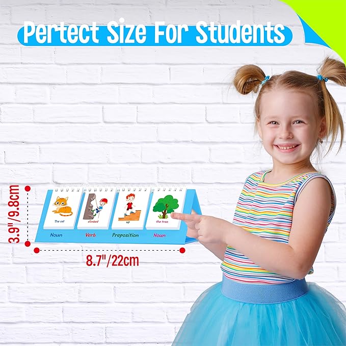 Sentence Flip Charts, 80 Double Sided Cards 40 Sentences, Learn Parts of Speech - Image 4