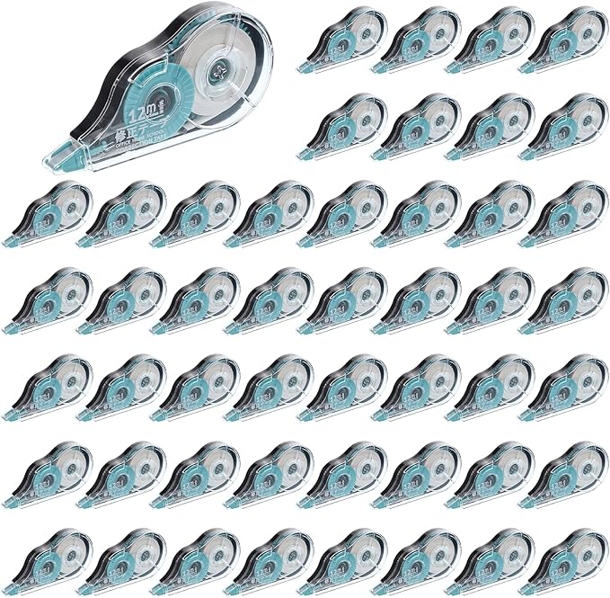 simarro 48 Pack White Correction Tape, 0.2 Inch x 39.4 Feet Easy To Use by simarro