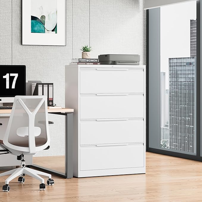Bestoo 4-Drawer Lateral File Cabinet - Image 2