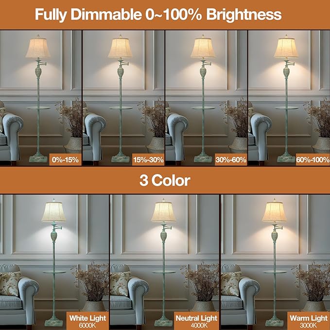 Traditional LED Floor Lamp - Image 5