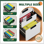 Letaya 3 Drawer Mobile File Cabinet - Image 8