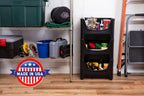 mighty tuff jumbo stackable storage bins, pack of, package contents