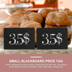 VILLCASE 10pcs Shaped Mini Blackboards Desktop Message Signs - Image 7