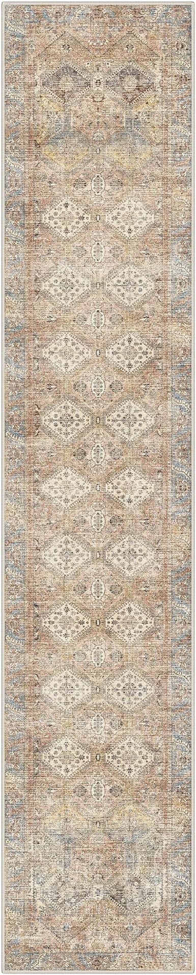 GENIMO Runner Rug 2x10 Non Slip Machine Washable Hallway Runner Vintage Rug - Image 5
