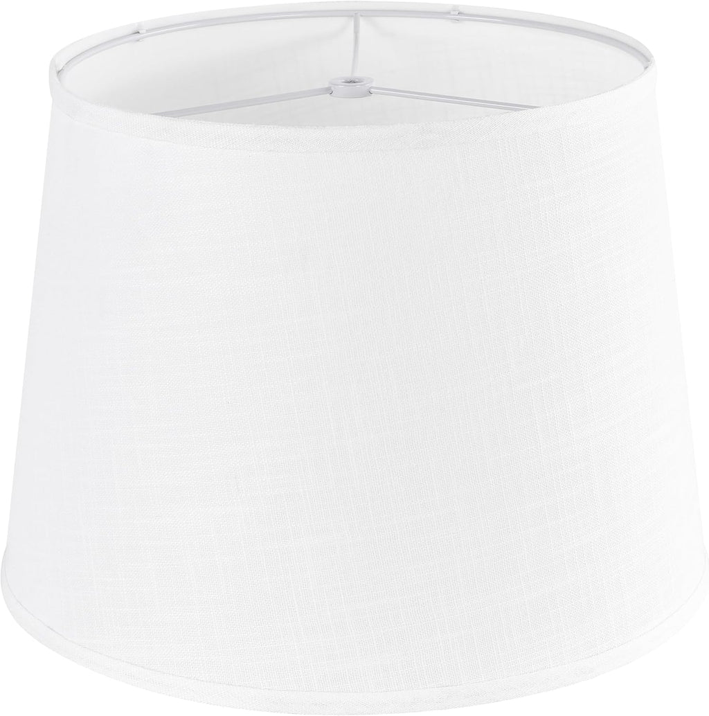 White Texture Lamp Shade Drum Lampshades Replacemnt