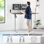 VIVO Electric 71 x 36 in Standing Desk, Memory Height Adjustment, 1B Series - Image 4