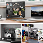 PEGZONE Clamp-on Desk Pegboard, Desk Organizer - Image 3