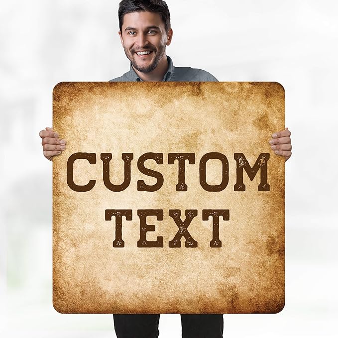 Custom Sign, Custom Street Sign, 11 Font Colors, 13 Font Styles, 4 Hole Options - Image 2