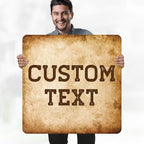 Custom Sign, Custom Street Sign, 11 Font Colors, 13 Font Styles, 4 Hole Options - Image 2