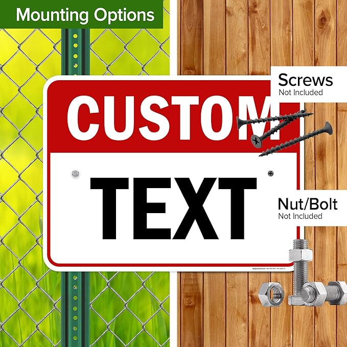 Custom Sign, Custom Sign for Business, Indoor/Outdoor use. 18x24 Inches - Image 5