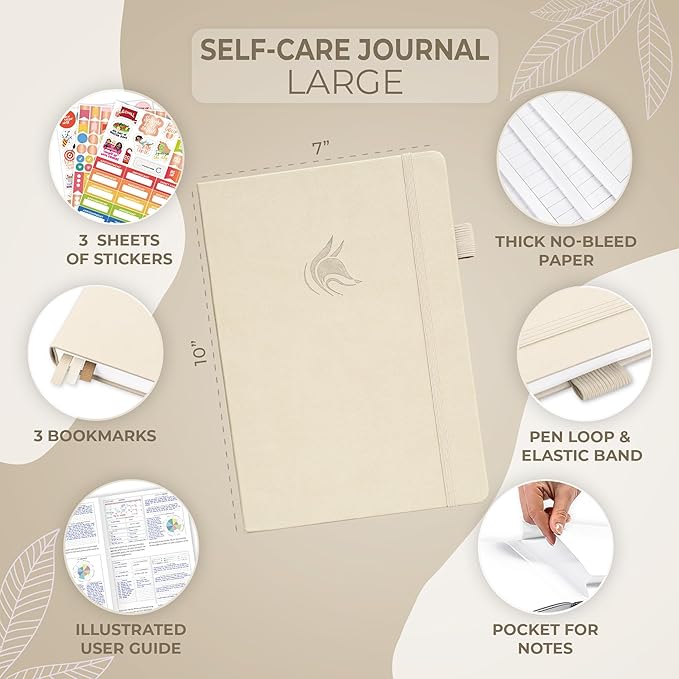 Clever Fox Self-Care Journal – Wellness & Daily Reflection Notebook – Mental - Image 5