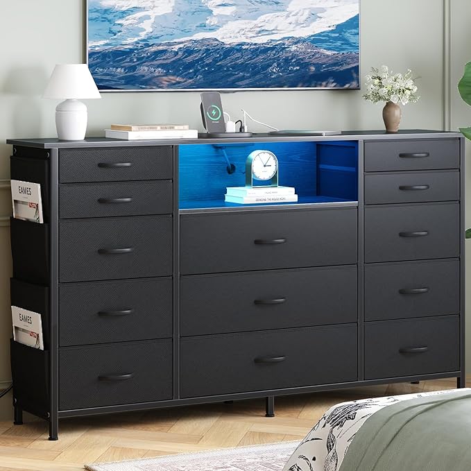HCHQHS 47 Inch Dresser for Bedroom by HCHQHS