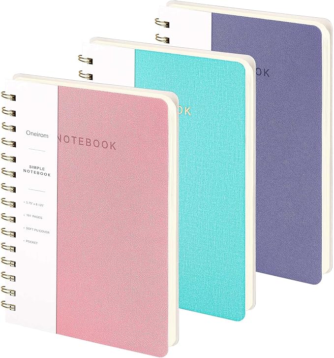 Spiral Notebook-5.75" x 8.125" College Ruled Journal by Oneirom