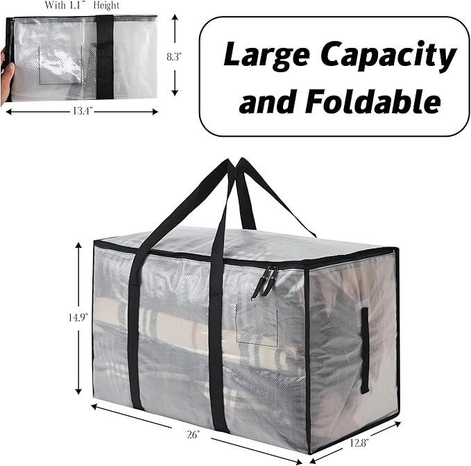 PWRSC Heavy Duty 93L Stackable Storage Bins - Image 3