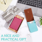 Outus 2 Pieces Business Card Holder, PU Leather Business Card Case Pocket Wallet - Image 7