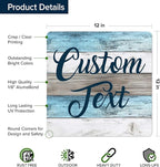 Custom Sign, Custom Street Sign, 11 Font Colors, 13 Font Styles, 4 Hole Options - Image 6
