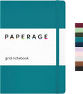 PAPERAGE Graph Paper Journal Notebook, 160 Pages, Medium 5.6 in x 8 in by PAPERAGE