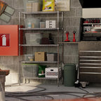Regal Altair 18" Deep x 42" Wide x 74" Height Wire Shelving Kit | 5-Tier | NSF - Image 2