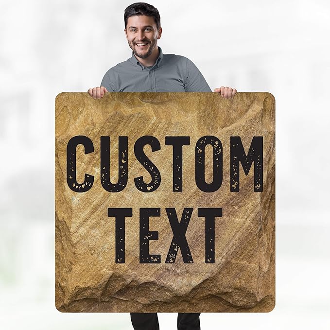 Custom Sign, Custom Street Sign, 11 Font Colors, 13 Font Styles, 4 Hole Options - Image 2