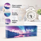 Personalized Name Plate for Desks, Custom Desk Name Plates, Acrylic Name Plate - Image 3