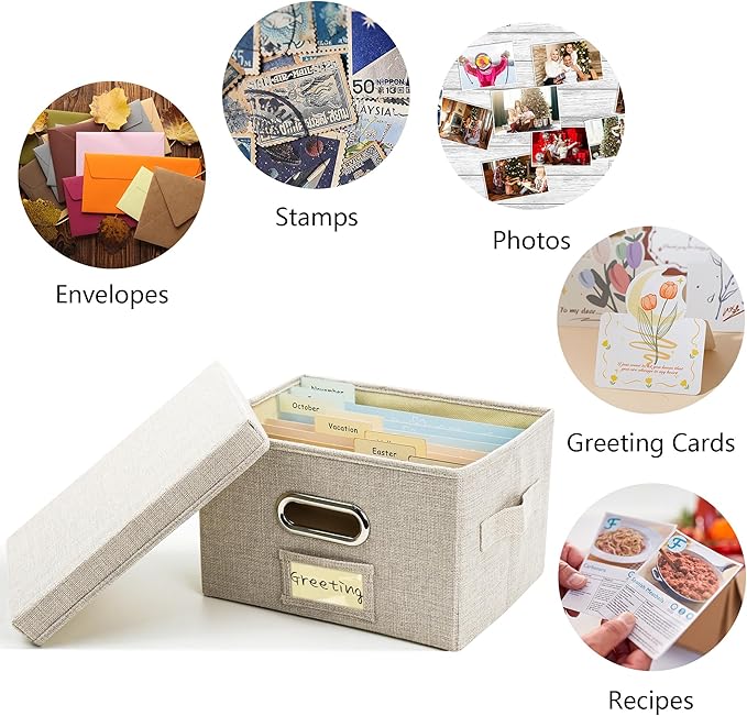 Remowith Greeting Card Organizer and Storage Box - Image 8