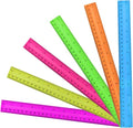 30PCS Clear Ruler, 12 Inch Plastic Rulers by HXSEMAYIG