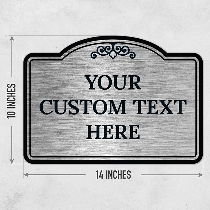 Custom Decorative Sign, Personalized Metal Sign - Image 3