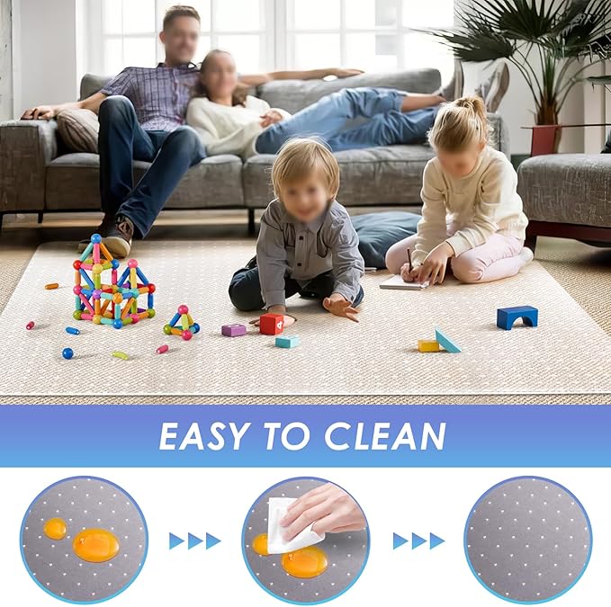 Vicwe Office Chair Mat for Carpeted Floors, Easy Glide Computer Desk Chair Mat - Image 5