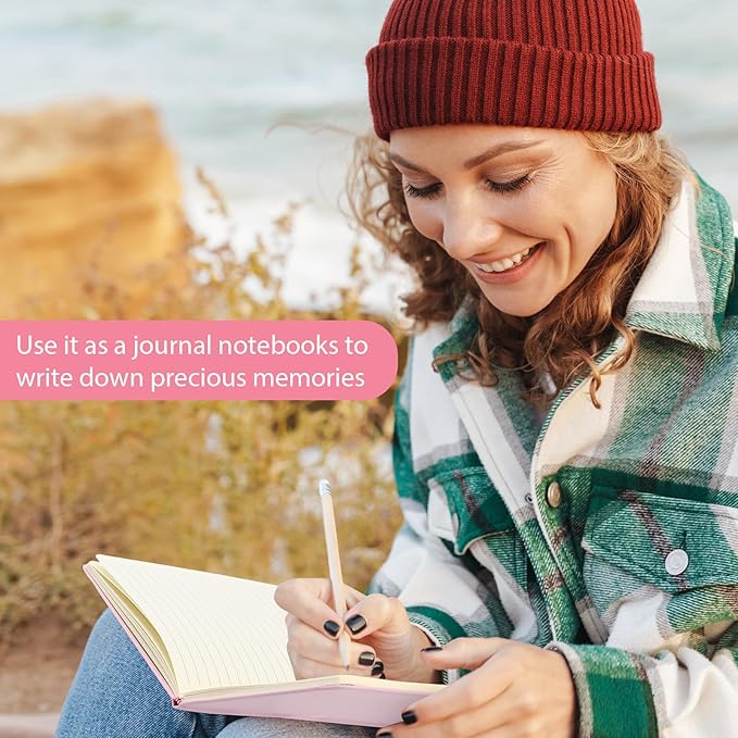 Honoson 20 Pack Lined Journal Notebooks A5 Hardcover Executive Notebook 5.5" x - Image 6