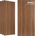 TO-TH Wood-Look Sound Panels, 4 Pack 47.2” x 23.6” Soundproof Wall Panels by TO-TH