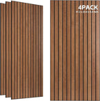 TO-TH Wood-Look Sound Panels, 4 Pack 47.2” x 23.6” Soundproof Wall Panels by TO-TH