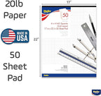 Maped Helix Bond Pad, 4 X 4 Grid, 17 x 22 Inches, 50 Sheets - Image 4