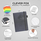 Clever Fox Planner – Undated Weekly & Monthly Planner - Image 2