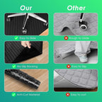 Vicwe Gaming Chair Mat for Hard Floor, Anti-Slip Hard Floor Protector Rolling - Image 7