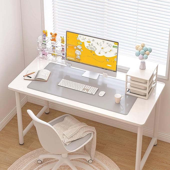 DAWNTREES Desk Mat Protector, PU Leather Desk Pad, Non Slip, Large Mouse Pad - Image 7