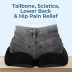 5 STARS UNITED Seat Cushion for Tailbone Pain Relief – Large Memory Foam - Image 3