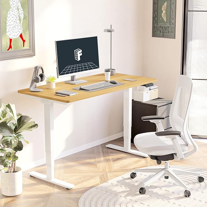 FLEXISPOT E6 3-Stage Dual Motor Electric Standing Desk 48 x 30 Sit Stand Up Desk - Image 2