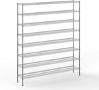 Regal Altair 14" Deep x 72" Wide x 86" Height Wire Shelving Kit | 8-Tier | NSF by Regal+Altair
