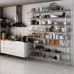 Regal Altair 18" Deep x 72" Wide x 86" Height Wire Shelving Kit | 8-Tier | NSF - Image 6