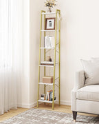Hzuaneri Ladder Shelf, Bookshelf Bookcase, Freestanding Corner Storage Shelve - Image 7