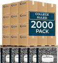 Rosmonde 2000 Pack Composition Notebooks Bulk, College Ruled, Full Pallet of by Rosmonde