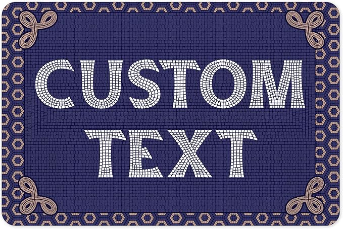 Custom Sign, Custom Street Sign, 11 Font Colors, 13 Font Styles, 4 Hole Options by MySignCenter