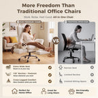 big and tall office chair, flip armrests for, close-up detail