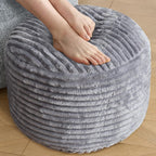 shouren stuffed round ottoman,pouf ottoman foot rest,20 x, main product view